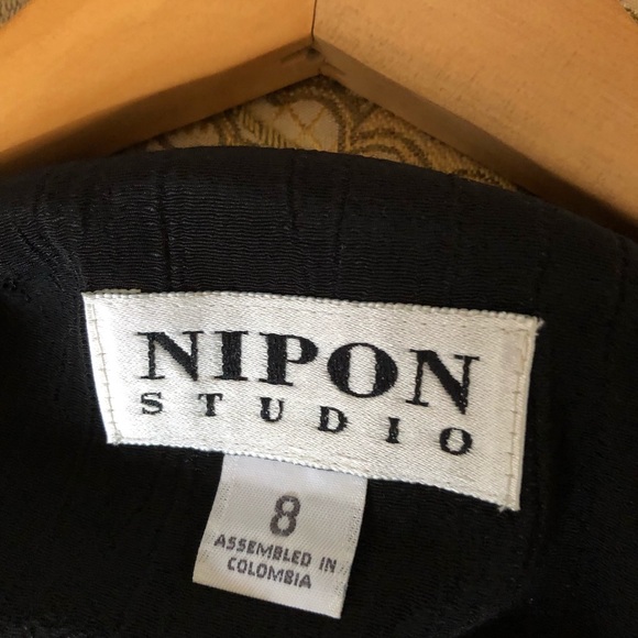Nipon Studio flowy black tunic vest - Picture 3 of 4
